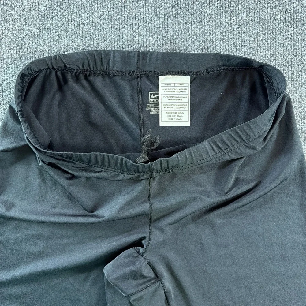 Nike Team Black Compression Leggings Seamless Athletic Tights Large L(12-14) Run